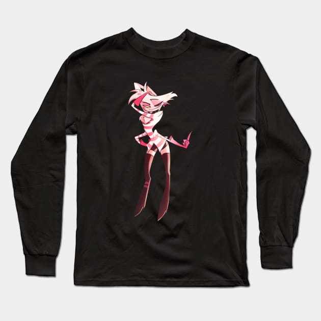 Angel Dust full body Long Sleeve T-Shirt by shadowllamacorn